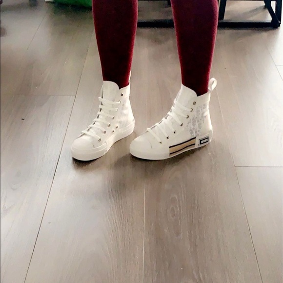 Dior b23 oblique high top sneakers - Picture 8 of 8
